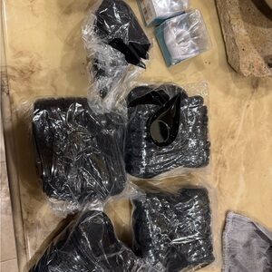 Black Hair Clips Set